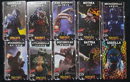 Round arcade godzilla - round, card